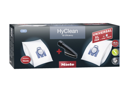 Комплект мешков-пылесборников Universal XL pack HyClean 3D GN Miele купить в Барнауле | Всегда в наличии! | Артикул 11476550 | Официальный сайт