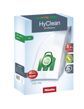 Мешки-пылесборники TYP U HyClean 3D Miele купить в Барнауле | Всегда в наличии! | Артикул 10123250 | Официальный сайт